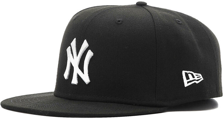 new era cap mlb basic new york y - cappellino black 7-1/8