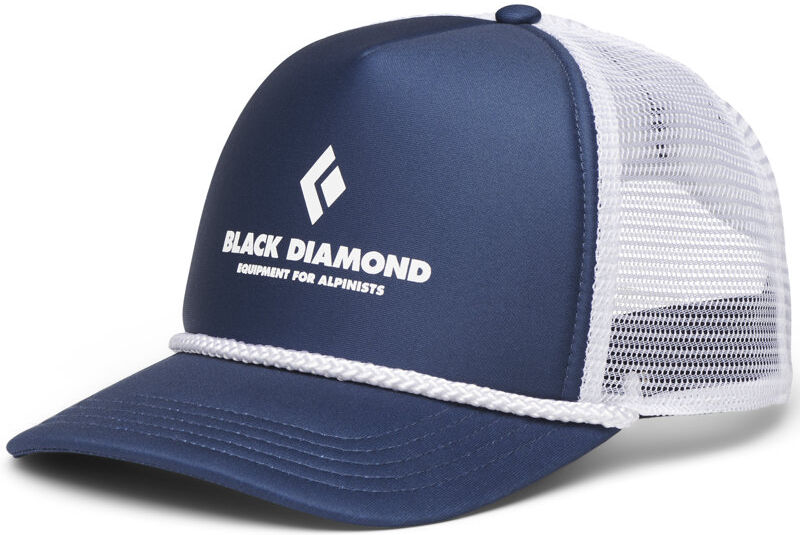 Black Diamond Flat Bill Trucker - cappellino Blue/White 0