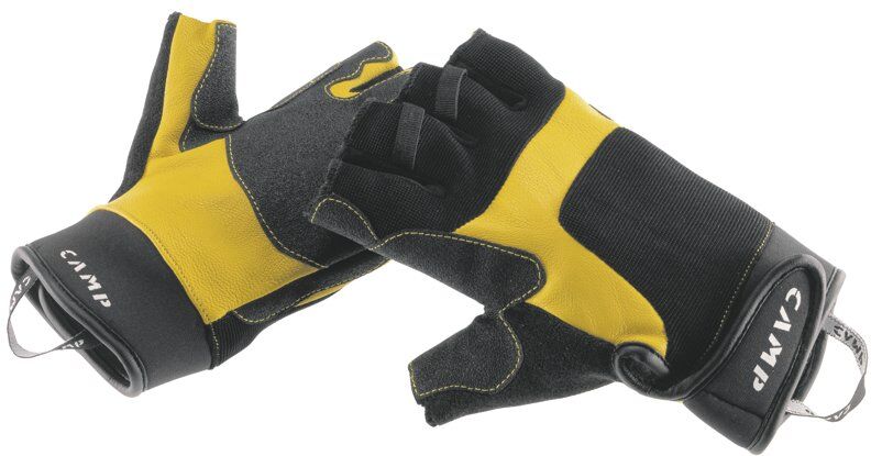 C.A.M.P. Pro Fingerless - guanti via ferrata Black/Yellow S