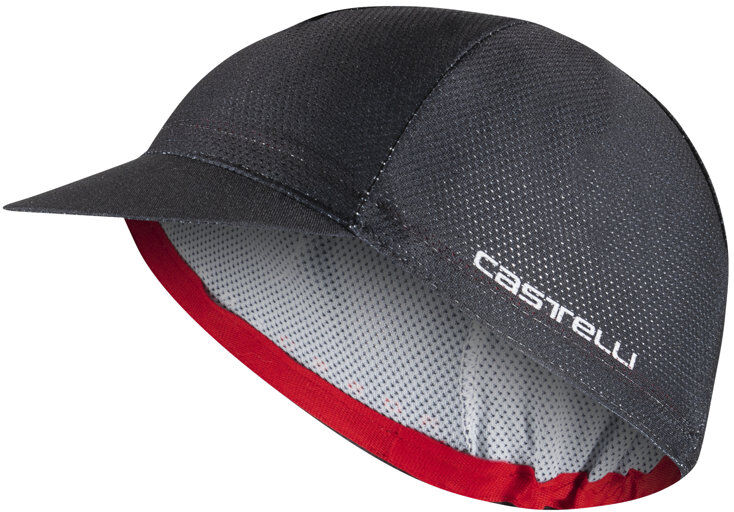 Castelli Rosso Corsa 2 - cappellino ciclismo Black