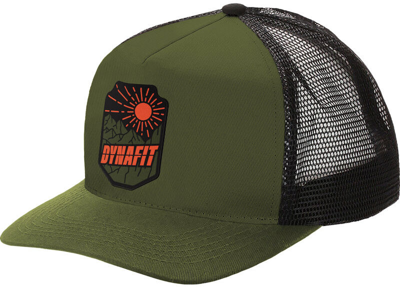 Dynafit Patch Trucker - cappellino Green/Dark Blue/Red 58