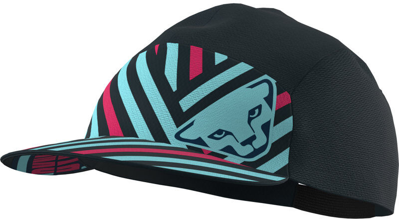 Dynafit Trail Graphic Visor - cappellino Dark Blue/Light Blue/Pink 58