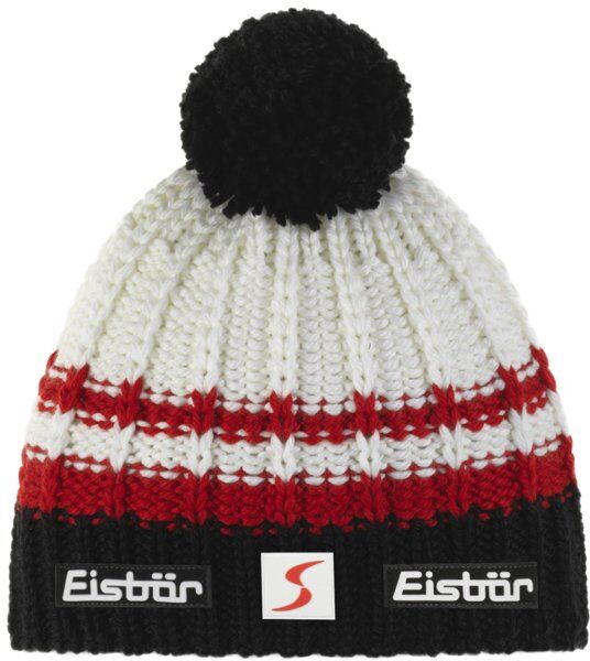 Eisbär Kova Pompon SP - berretto White/Red/Black