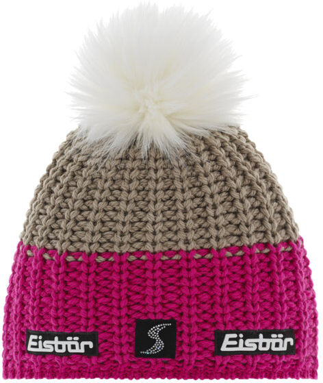 Eisbär Focus Luc Crystal - berretto Pink/Brown One Size