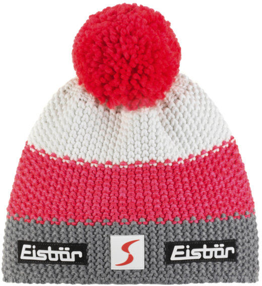 Eisbär Star Pompon SP - berretto Red/White