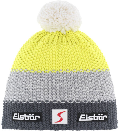 Eisbär Star Pompon SP - berretto Yellow/Grey