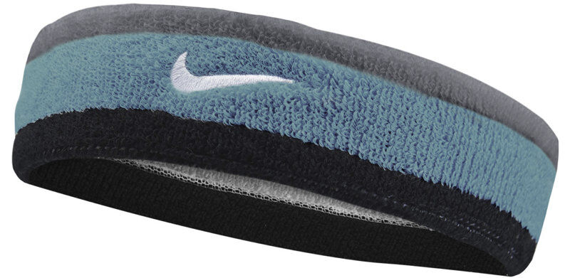 Nike Swoosh - fascia tergisudore Light Blue/Grey