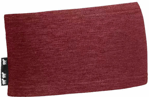 Ortovox Merino Light Fleece - fascia paraorecchie Dark Red