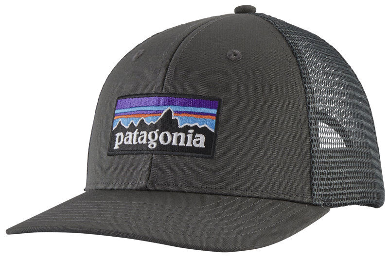 Patagonia P-6 Logo Trucker - cappellino Dark Grey