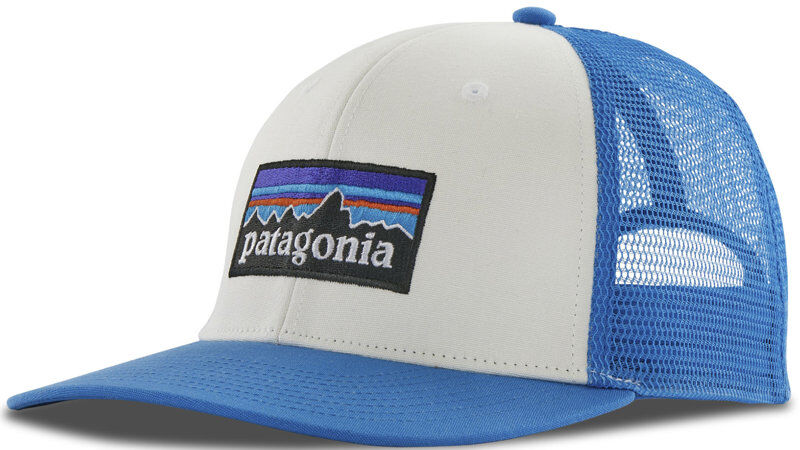 Patagonia P-6 Logo Trucker - cappellino White/Light Blue