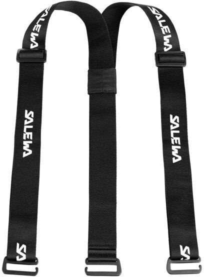 Salewa Suspenders - bretelle Black/White One Size