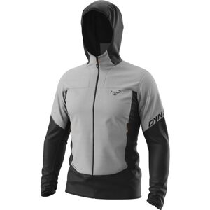 Dynafit Traverse Alpha Hooded M - giacca ibrida - uomo Light Grey/Black M