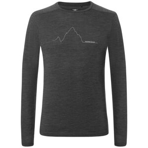 Kaikkialla Kunes M L/S - maglia manica lunga - uomo Grey XL