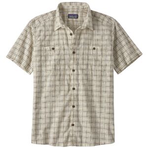 Patagonia Back Step - camicia a maniche corte - uomo White/Brown L