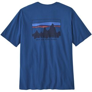 Patagonia M's '73 Skyline Organic - T-shirt - uomo Blue/Dark Blue S