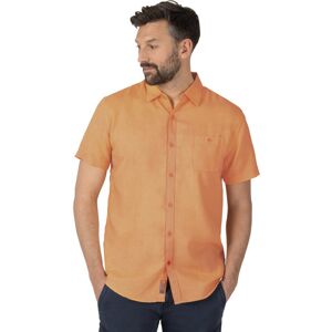 Timezone Soft Linen M - camicia a maniche corte - uomo Orange M