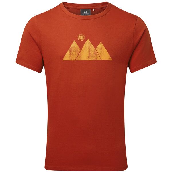 mountain equipment mountain sun m - t-shirt - uomo red/orange 2xl