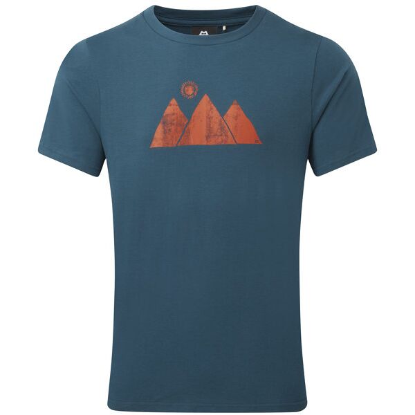 mountain equipment mountain sun m - t-shirt - uomo blue/red xl