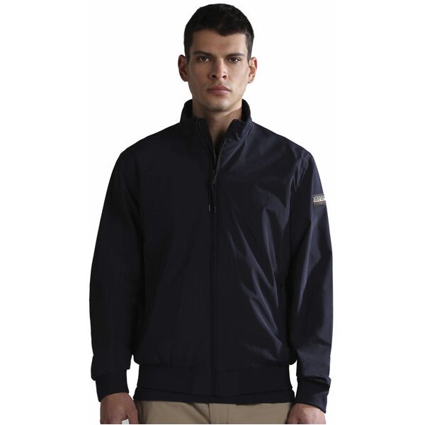 napapijri a montavic blu marine m - giacca tempo libero - uomo dark blue xl