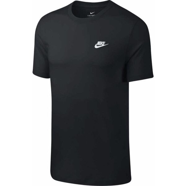 nike sportswear club - t-shirt fitness - uomo black xl