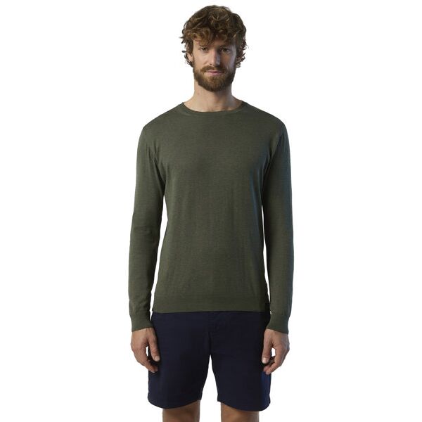 north sails crewneck 14gg - maglione - uomo green 2xl