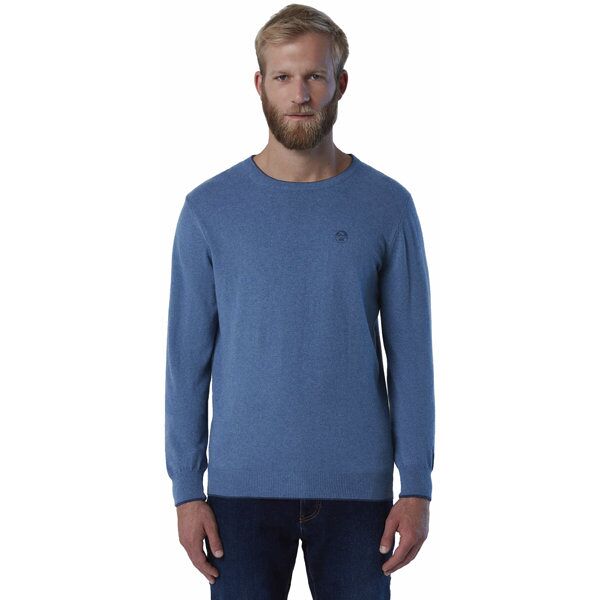 north sails knitwear m - maglione - uomo light blue xl