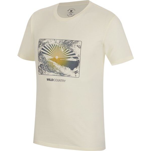 wild country stamina - t-shirt arrampicata - uomo light yellow m