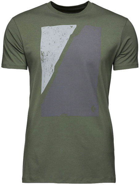 Black Diamond M Block Print Mountain - T-shirt - uomo Green L