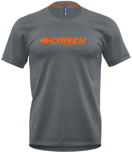 Crazy Logo - T-shirt - uomo Grey/Orange L