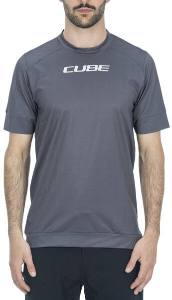 Cube ATX Round Neck S/S - T-shirt - uomo Dark Grey M