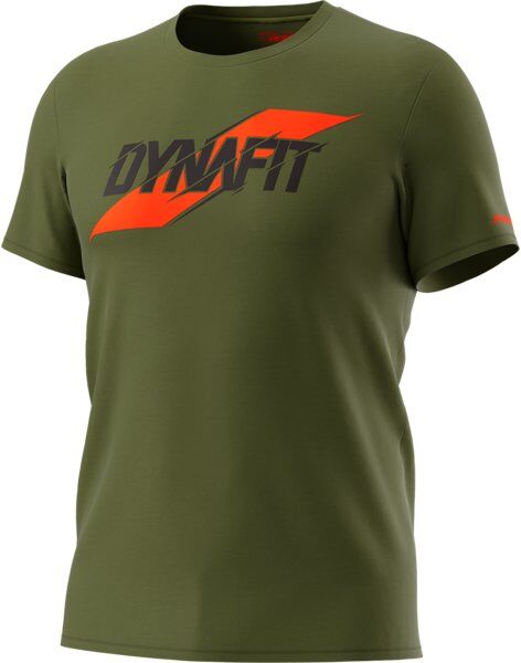 Dynafit Graphic - T-Shirt - uomo Dark Green/Orange/Black 50