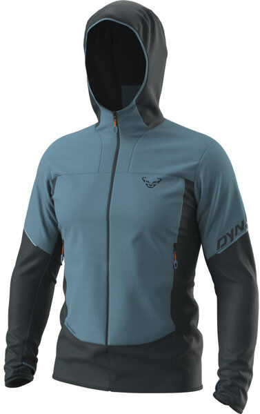 Dynafit Traverse Alpha Hooded M - giacca ibrida - uomo Light Blue/Dark Blue M