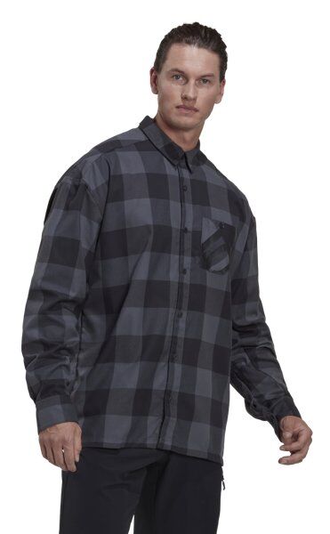 Five Ten 5.10 Flannel - camicia maniche lunghe - uomo Grey/Black L