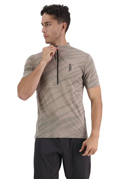 Mons Royale Cadence Half Zip - maglia MTB - uomo Beige XL