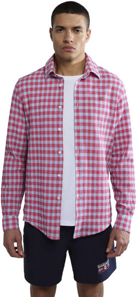 Napapijri G-Tulita - camicia a maniche lunghe - uomo Pink XL