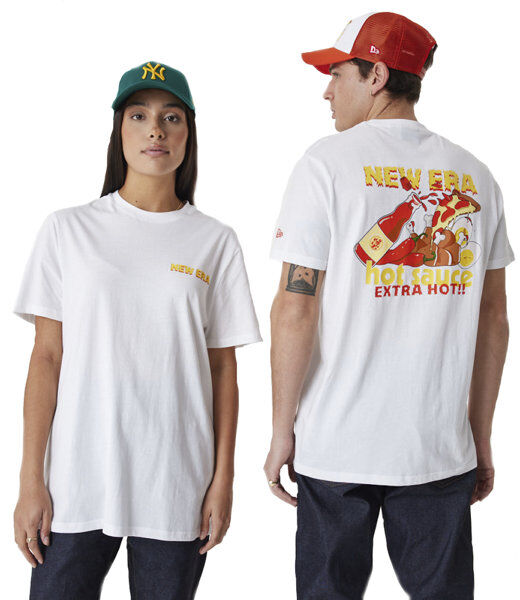 New Era Cap Food Graphic - T-shirt White L
