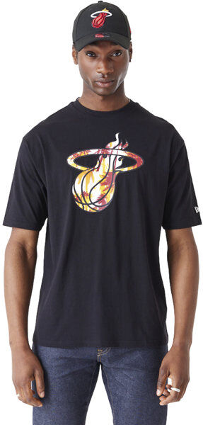New Era Cap Miami Heat NBA Flame - T-shirt - uomo Black L