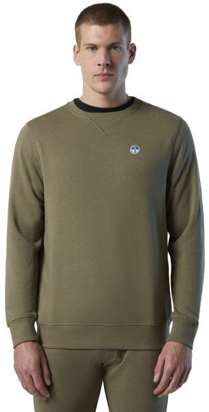 North Sails Crewneck W/Logo - felpa - uomo Green L