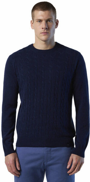 North Sails Cable Cashmere Blend M - maglione - uomo Dark Blue L