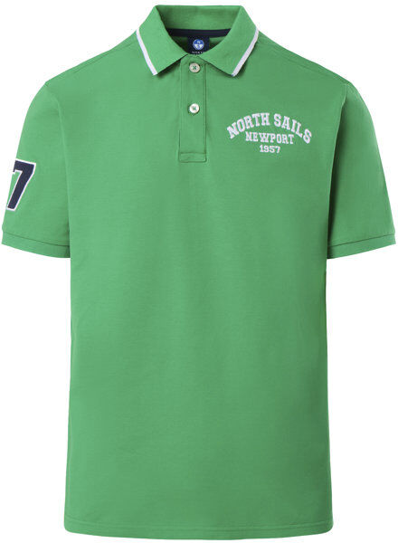 North Sails SS W/EMB - polo - uomo Green 2XL