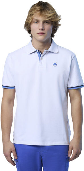 North Sails SS W/LOGO - polo - uomo White M