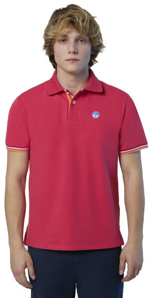 North Sails SS W/LOGO - polo - uomo Red 3XL