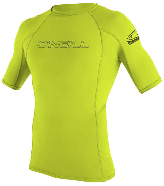 O'Neill Basic Skins S/S Rash Guard - maglia a compressione - uomo Light Green 2XL