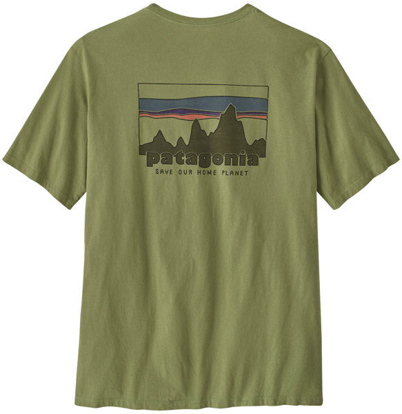 Patagonia M's '73 Skyline Organic - T-shirt - uomo Green/Blue M