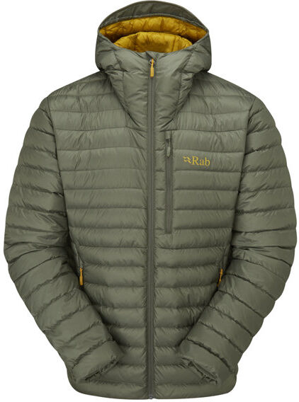 Rab Microlight Alpine - giacca piumino - uomo Green/Yellow L