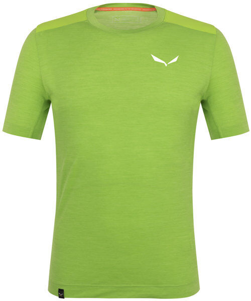 Salewa Agner Am - T-shirt arrampicata - uomo Light Green/White 50