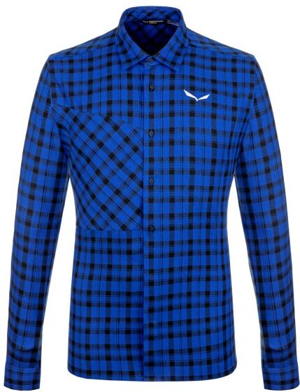 Salewa Fanes Flannel 5PL W L/S - camicia maniche lunghe - uomo Blue 52