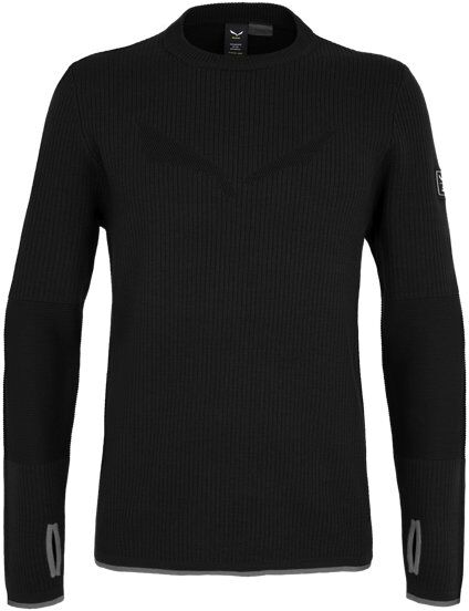 Salewa Fanes Logo AM M - maglione - uomo Black 46