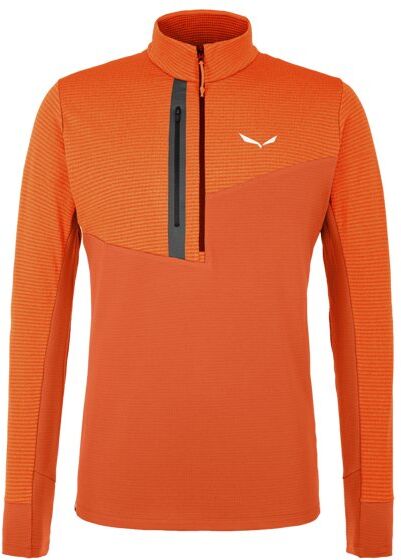 Salewa Vajolet Responsive 1/2 Zip - felpa in pile - uomo Orange/Orange 48