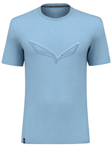 Salewa Pure Eagle Frame Dry M - T-shirt- uomo Light Blue/Blue 48